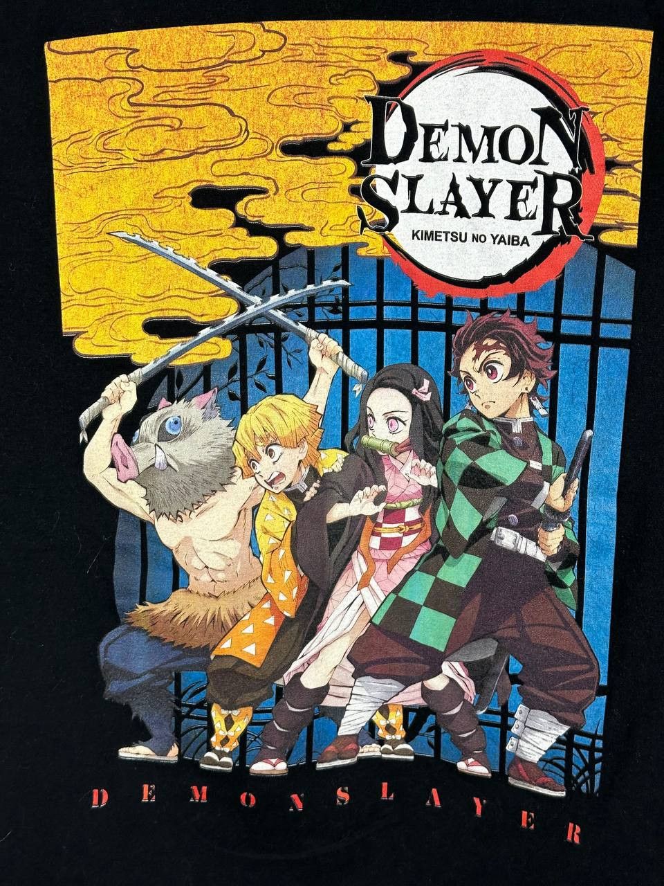 Anime × Japanese Brand × Vintage Demon Slayer Manga Cover Anime T-shirt Black Size US XL / EU 56 / 4 - 4 Thumbnail