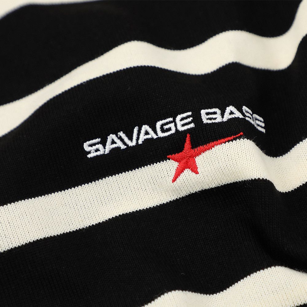 Japanese Brand Men's loose striped crew neck T-shirt Size US M / EU 48-50 / 2 - 4 Thumbnail