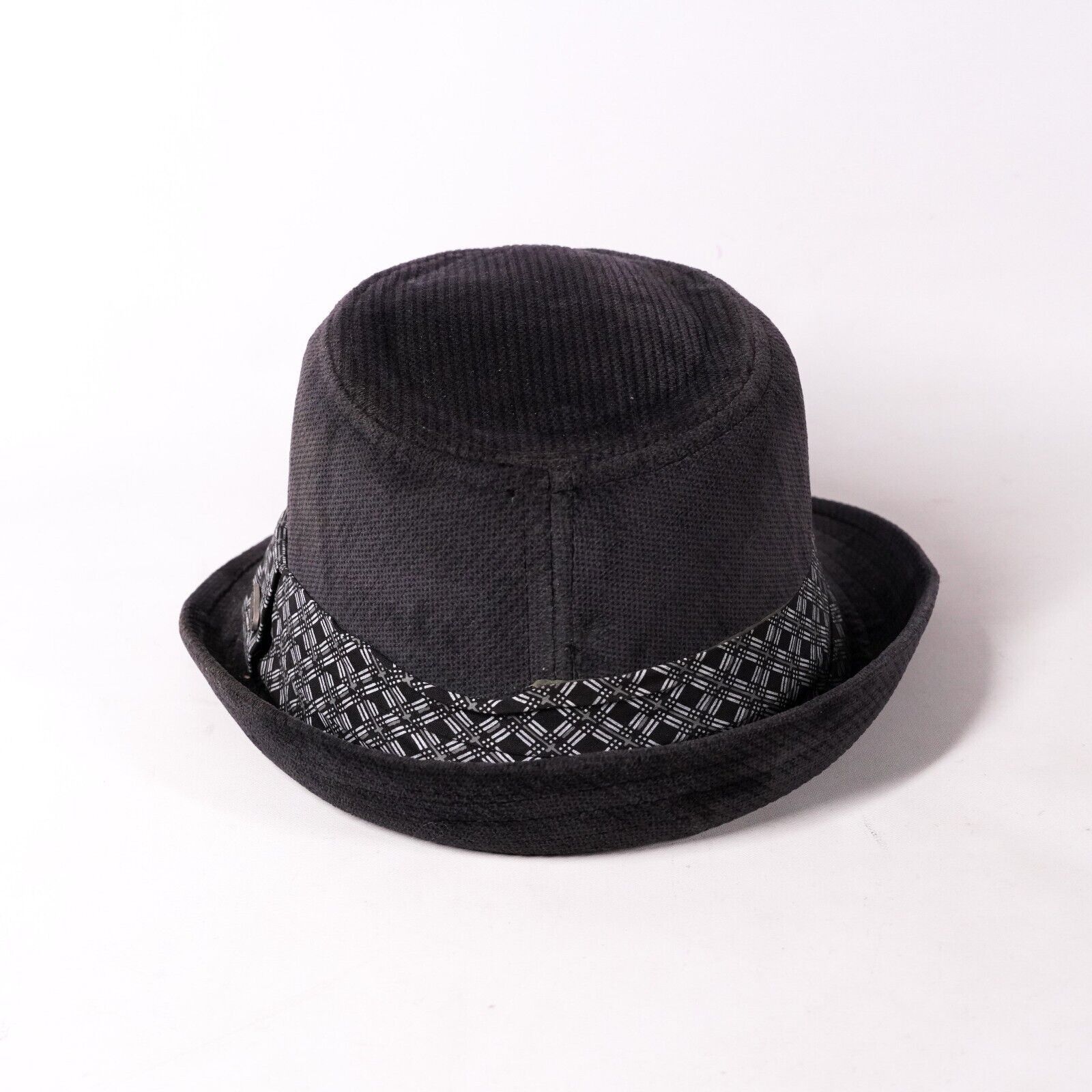 Other DPG Fedora Hipster Hip Hop Corduroy Hat Velvet Cap Gray Size ONE SIZE - 3 Thumbnail