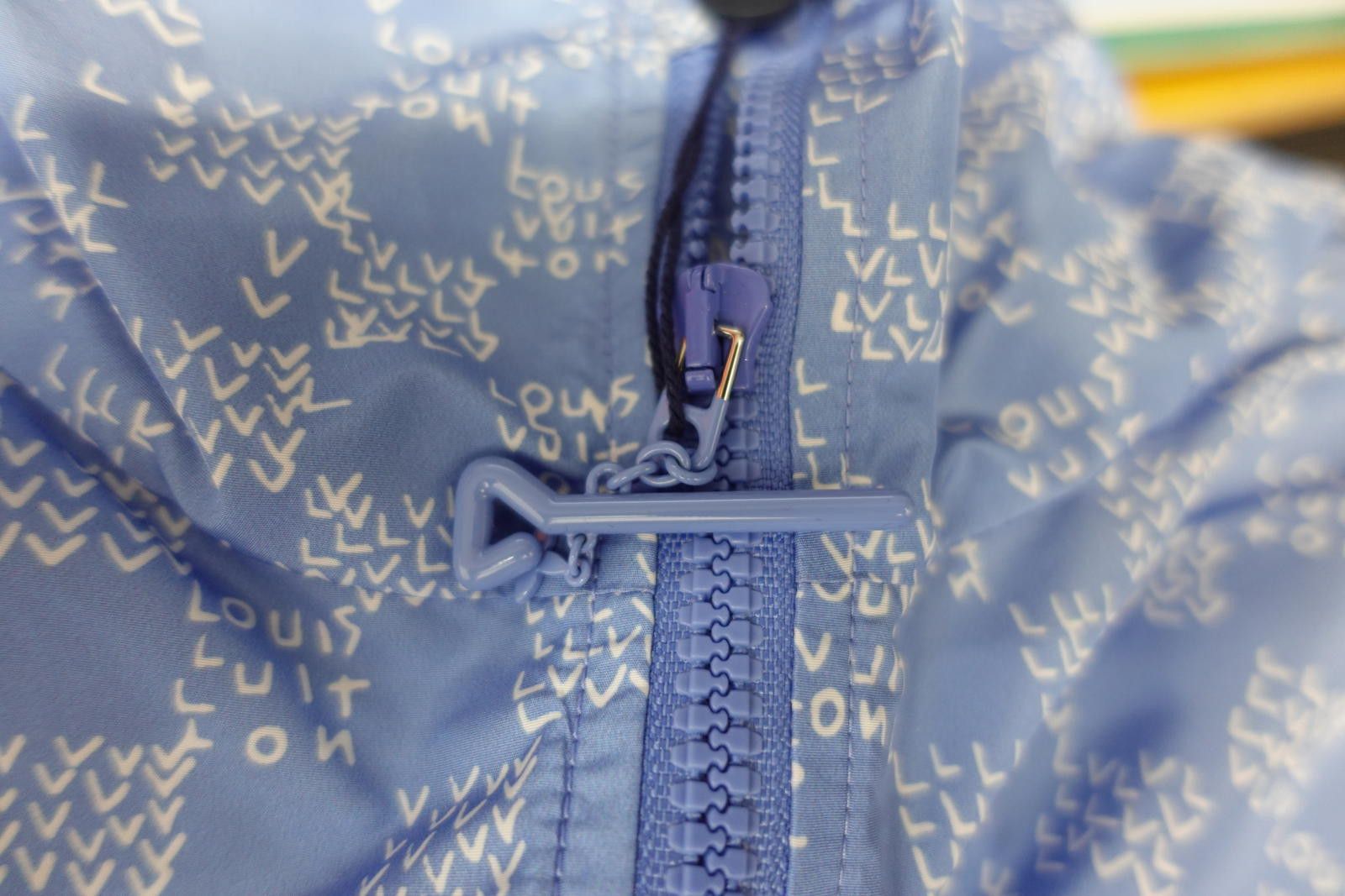 Louis Vuitton Louis Vuitton Damier Spread Windbreaker in Sky Blue Size US L / EU 52-54 / 3 - 6 Thumbnail