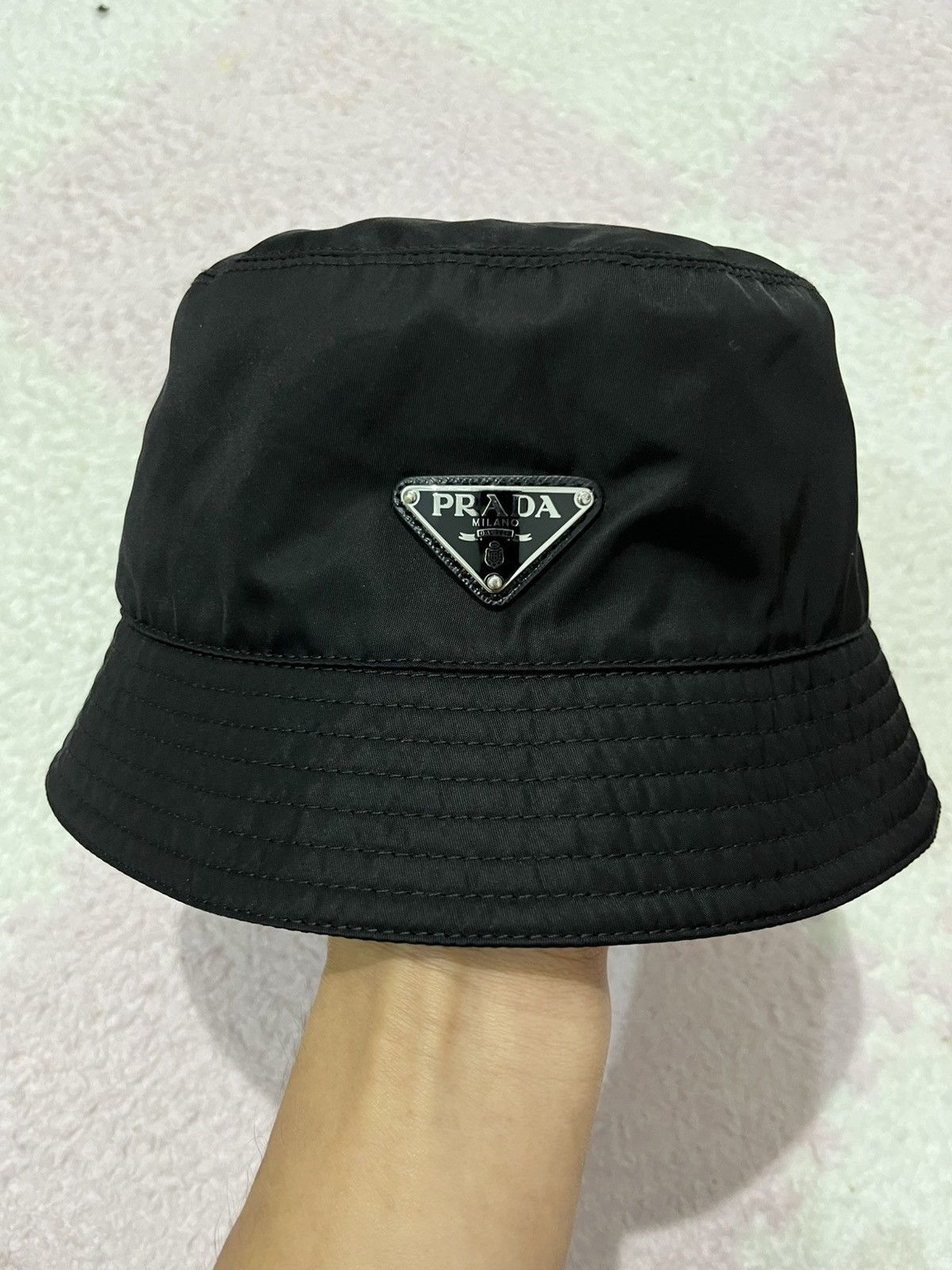 Prada Prada re nylon bucket hat Size ONE SIZE - 3 Thumbnail