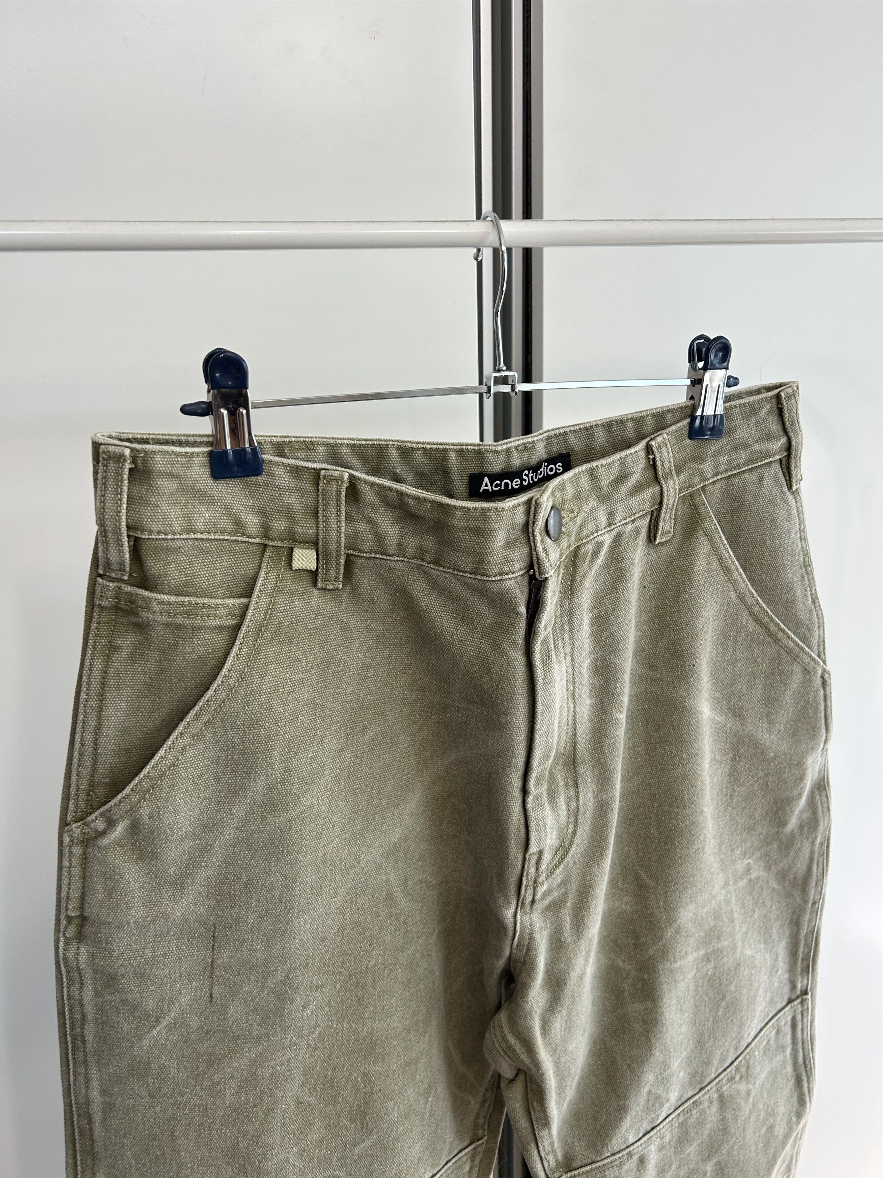 Acne Studios ACNE STUDIOS Washed Double-Knee Crack-Dye Trousers Size US 30 / EU 46 - 4 Thumbnail