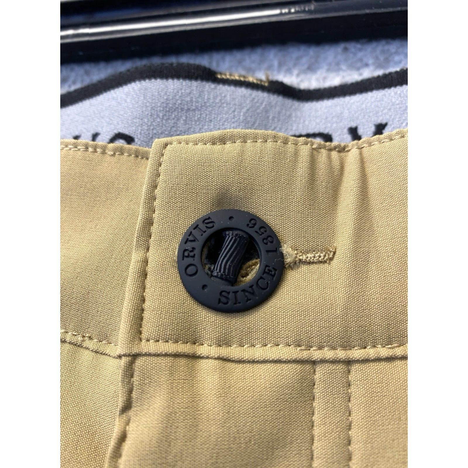 Orvis VINTAGE Orvis Mens Pants 36x30 Chino Casual Hiking Fishing Stretch Lightweight Black Summer Men Size US 36 / EU 52 - 4 Thumbnail