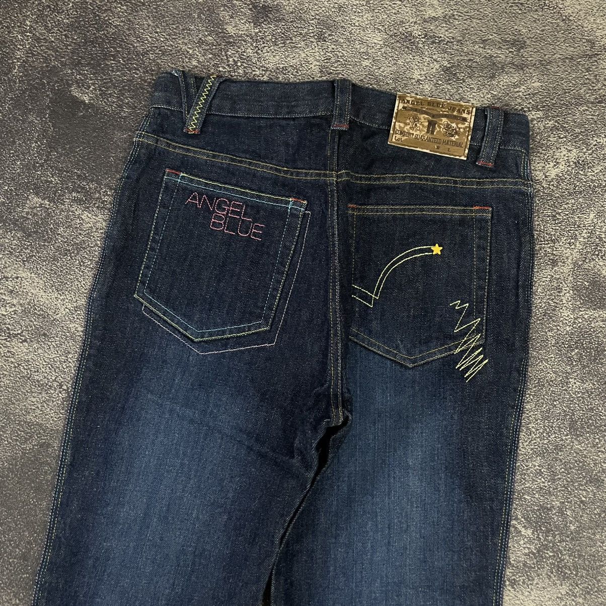 Hysteric Glamour × Japanese Brand 90's Angel blue jeans flared pants Size 30" / US 8 / IT 44 - 3 Thumbnail