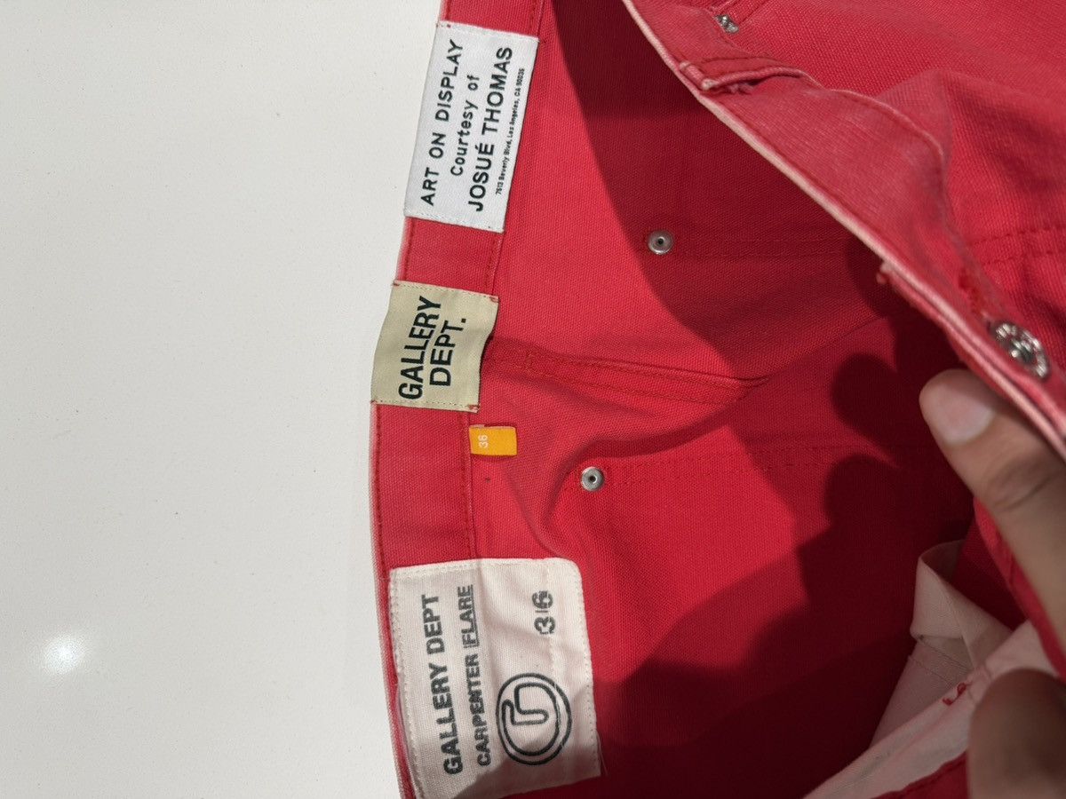 Gallery Dept. Red Gallery Dept. De La Flare Carpenter pants Size US 36 / EU 52 - 3 Thumbnail