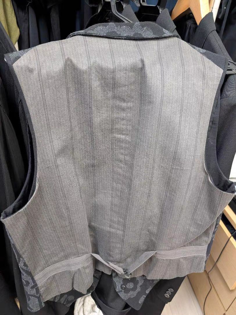 Yohji Yamamoto Yohji Yamamoto Pour Homme 24SS Jacquard Vest K11 Size US L / EU 52-54 / 3 - 6 Thumbnail