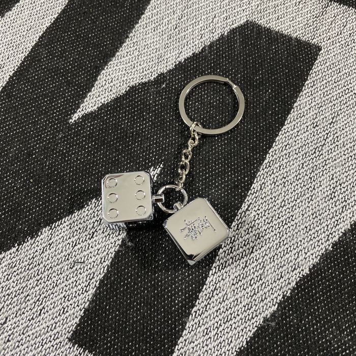 Stussy HYPE Stussy 🎲 Metal Dice Keychain | Grailed