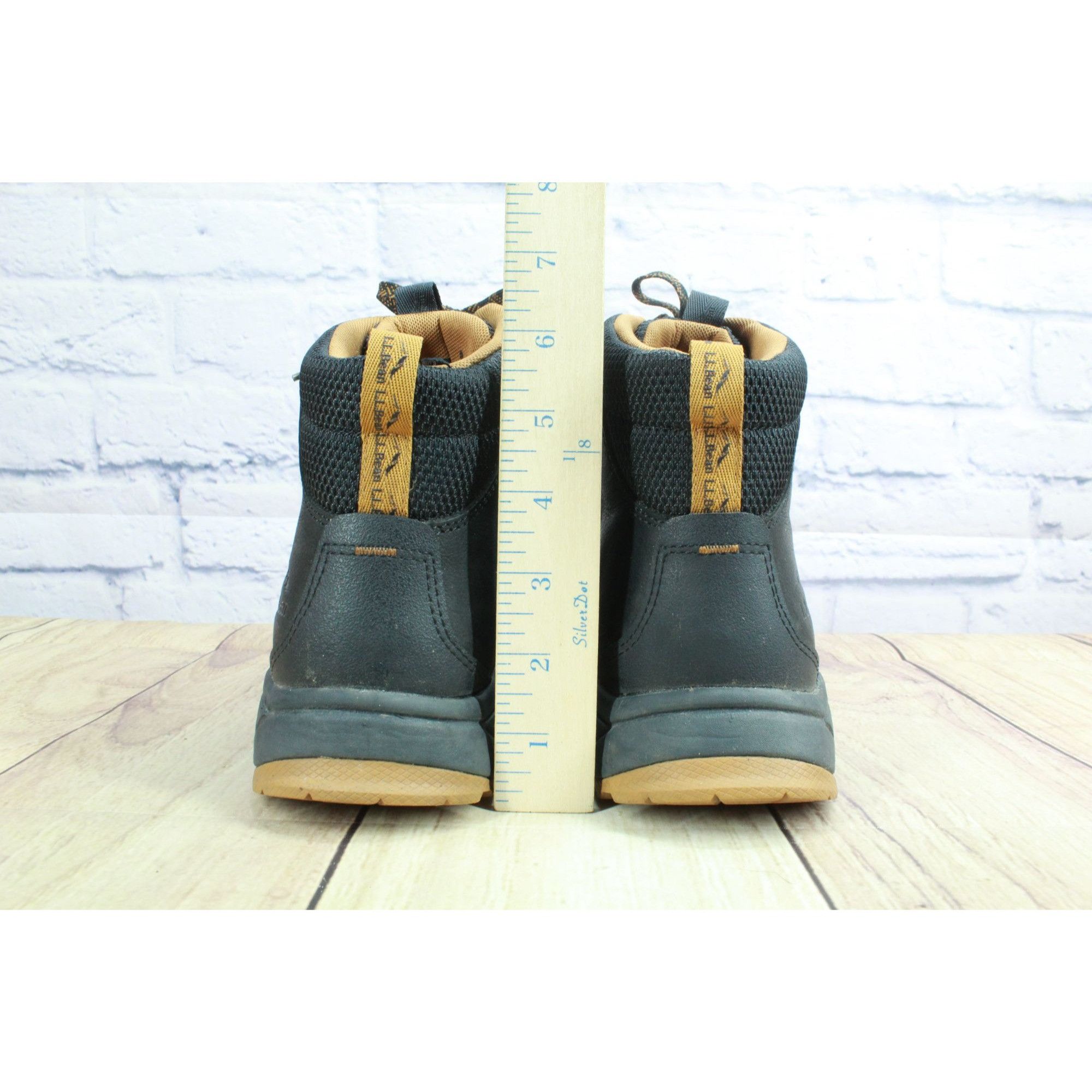 L.L. Bean LL Bean Black Leather Waterproof Trailfinder Hiking Boots Size US 8.5 / EU 41-42 - 6 Thumbnail
