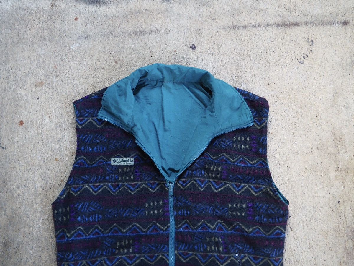 Columbia Columbia vintage reversible zip-up fleece vest, southwestern Size US L / EU 52-54 / 3 - 2 Thumbnail