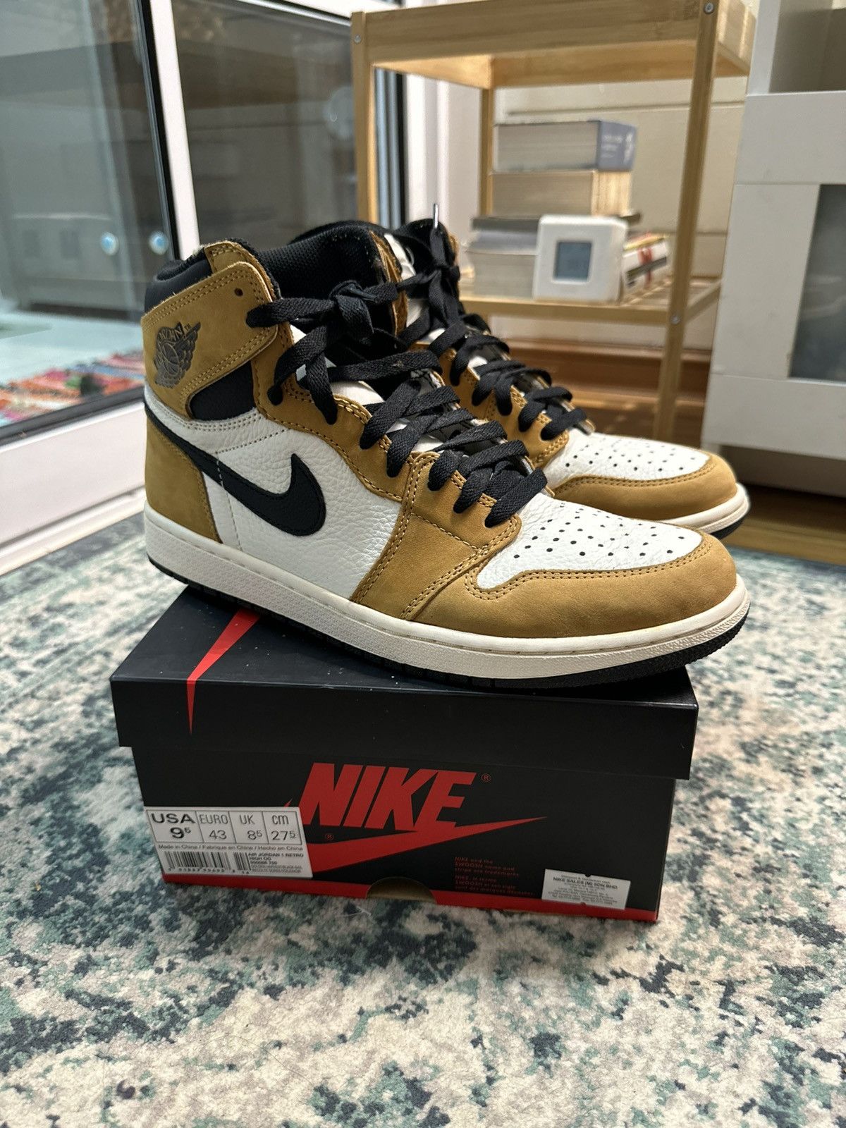 Jordan Brand × Nike Nike Air Jordan 1 High OG “Rookie of the Year” Size US 9.5 / EU 42-43 - 25 Thumbnail