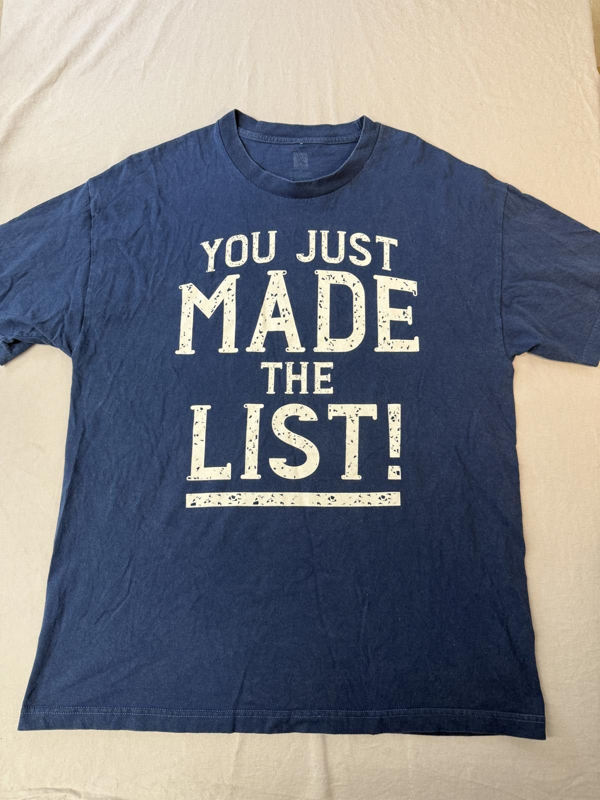WWE WWE Chris Jericho T-shirt List of Jericho Tee XL Size US XL / EU 56 / 4 - 1 Thumbnail