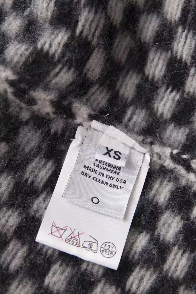 The Elder Statesman Checkered cashmere cardigan Size US XS / EU 42 / 0 - 7 Thumbnail