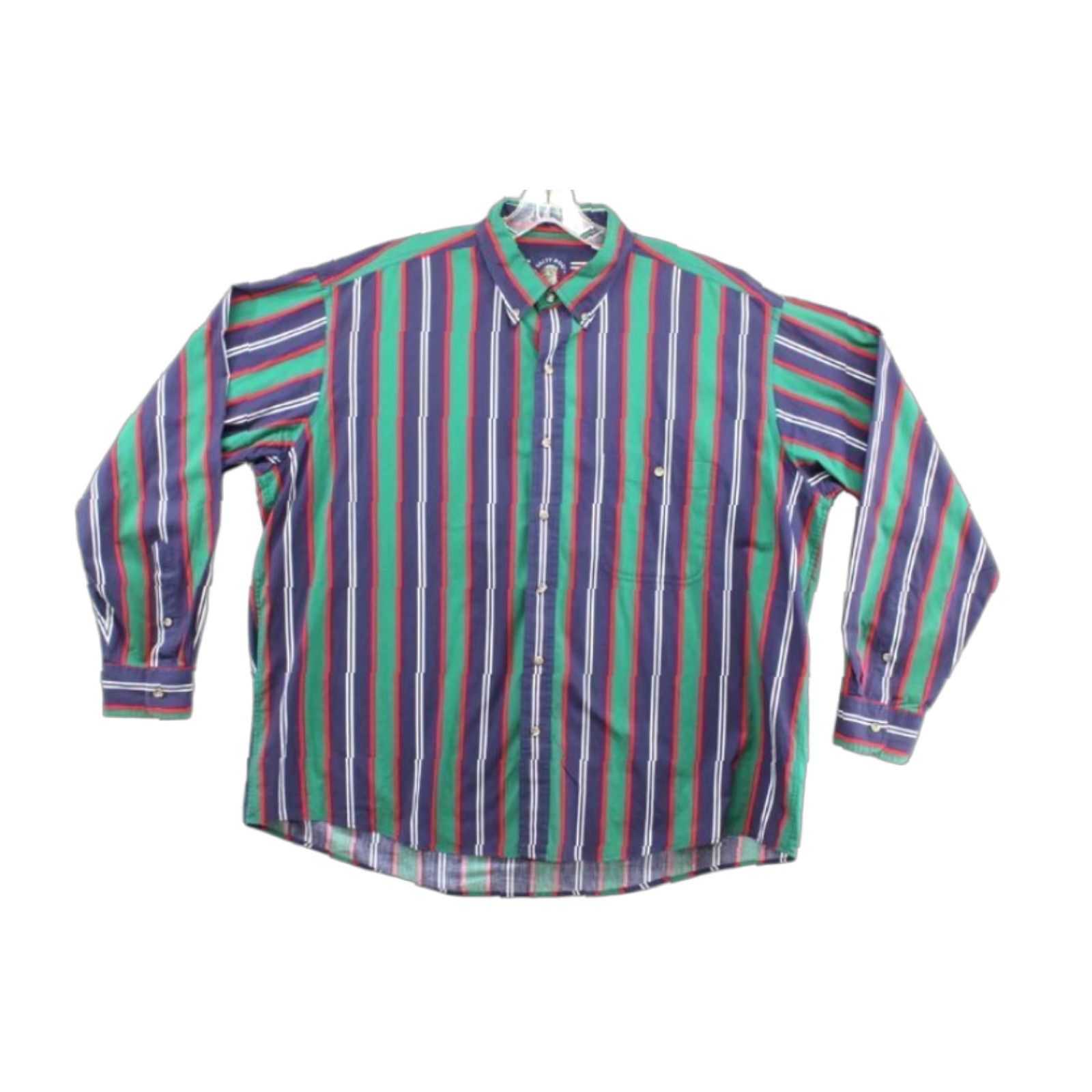 Gant VTG Gant Salty Dog Shirt Men's XL Multicolor Bold Striped Imperial Poplin Casual Size US XL / EU 56 / 4 - 1 Thumbnail
