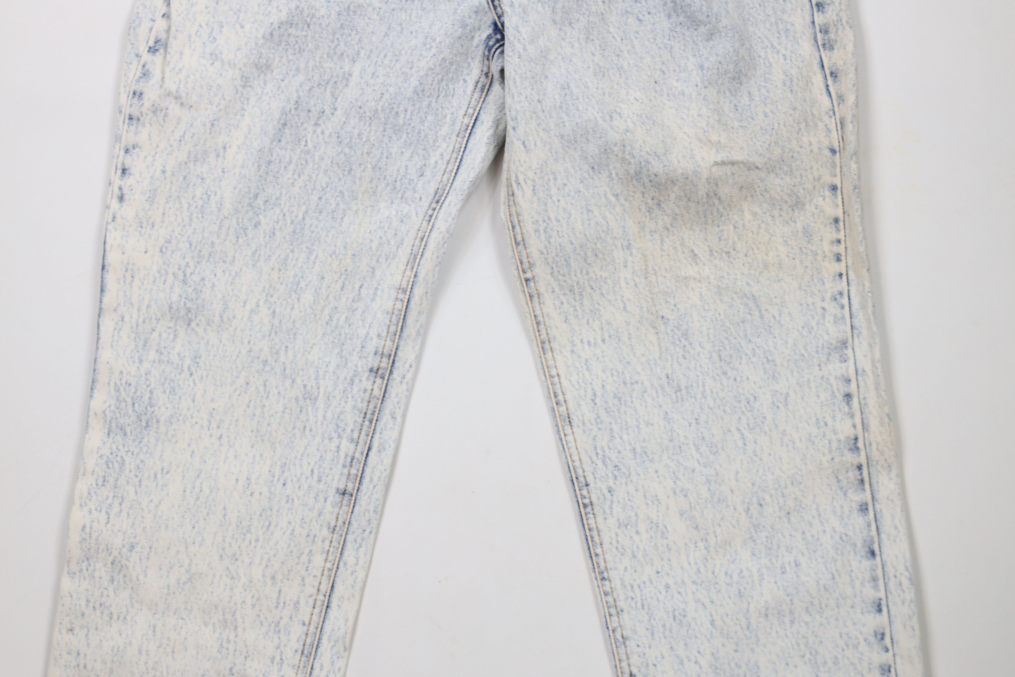 Vintage Vintage 90s Streetwear Acid Wash Embroidered Flower Jeans Size 38" / US 16 / IT 52 - 3 Thumbnail