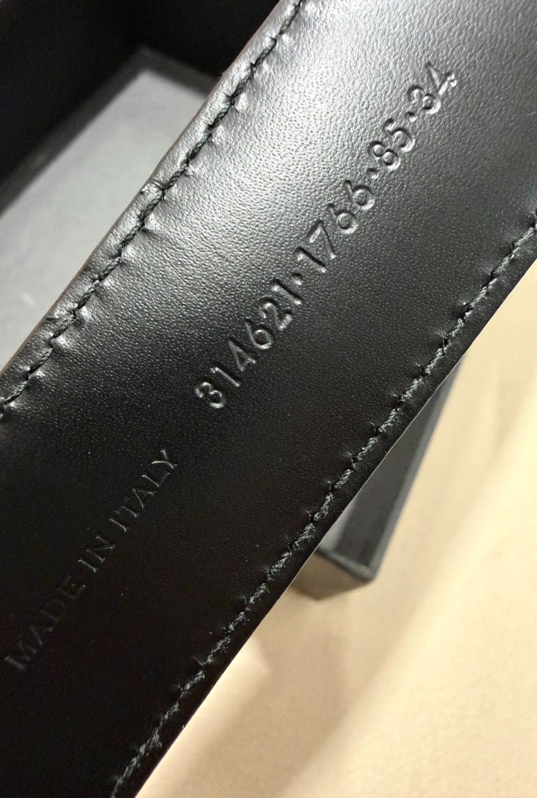 Saint Laurent Paris Saint Laurent 13FW Double Layer Western Carved Leather Belt Size 32 - 4 Thumbnail