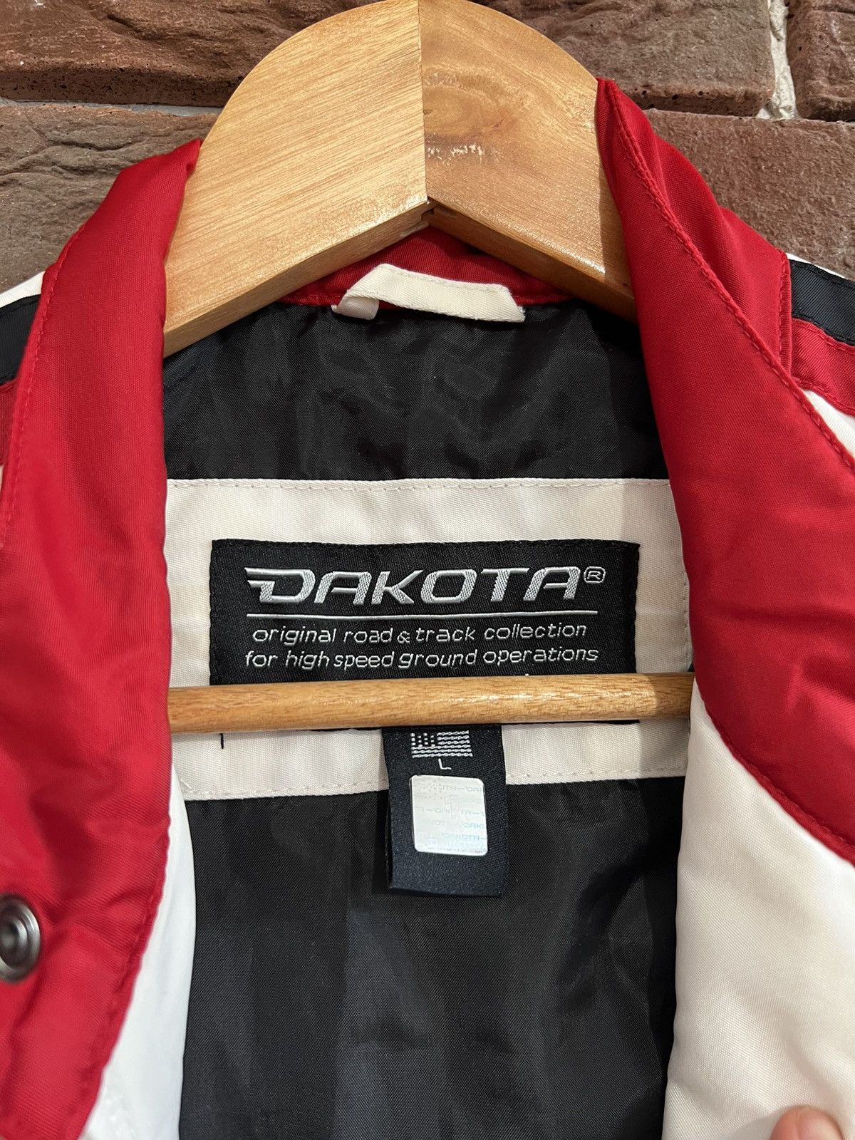 Vintage Vintage Dakota Motors Racing Bomber Jacket crew 69 Hyoe Size US L / EU 52-54 / 3 - 6 Thumbnail