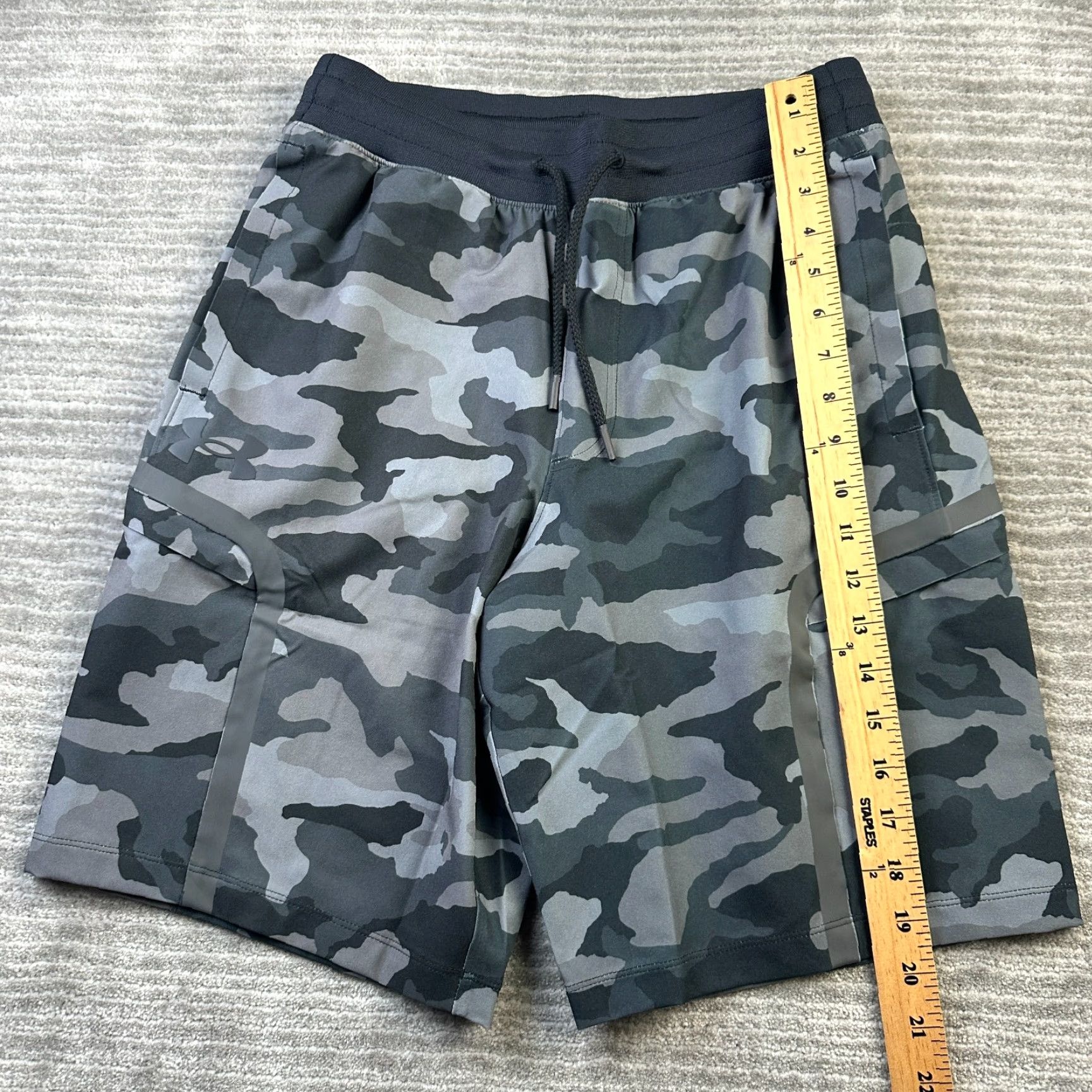 Under Armour Under Armour Shorts Mens Medium Green Camouflage Gym Training Elite Cargo Size US 28 / EU 44 - 7 Thumbnail