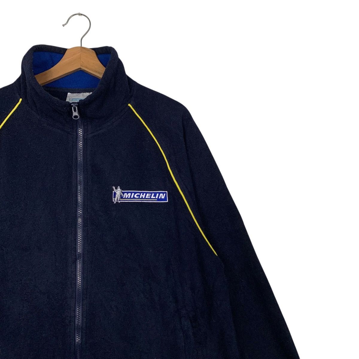 Other Vintage MICHELIN Fleece Zipper Jacket #2929-C132 Size US L / EU 52-54 / 3 - 5 Thumbnail
