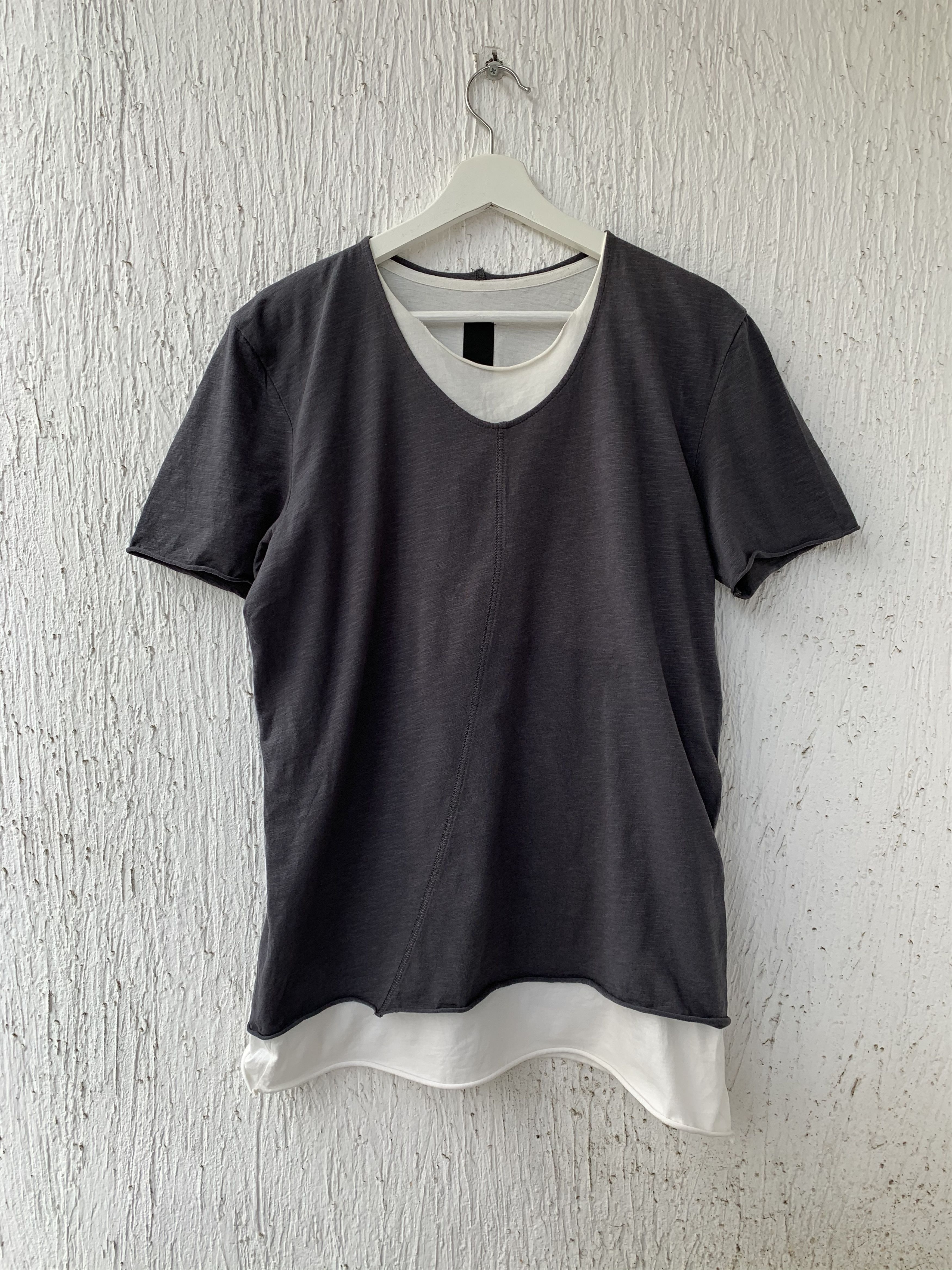 Kris Van Assche split collar v-neck sweater | Grailed