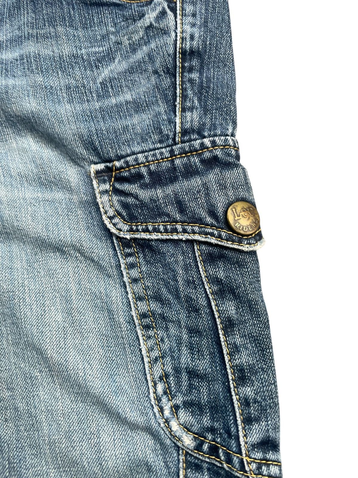 Lee Lee Riders Flare Side Pocket Denim Size US 35 - 4 Thumbnail