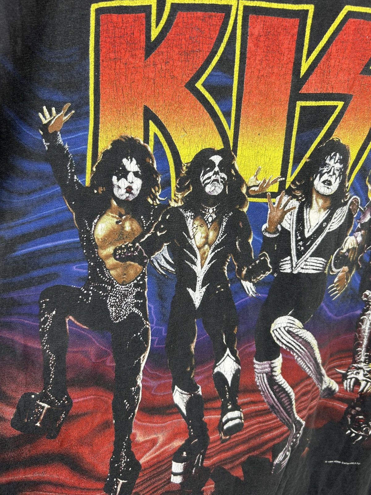Band Tees × Vintage Vintage 90s Kiss Destroyer 1996 20 years of Destruction Tee Size US XL / EU 56 / 4 - 8 Thumbnail