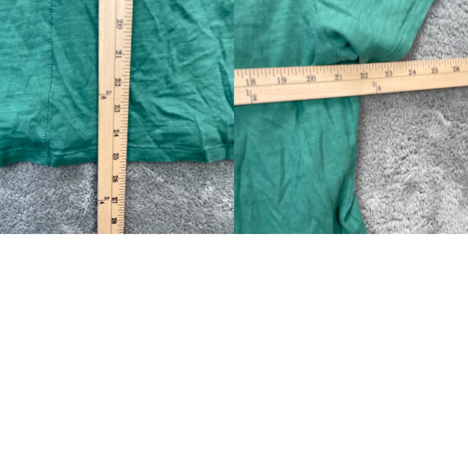 Rag & Bone Rag & Bone Shirt Mens 2XL Green Classic Henley Short Sleeve Cotton Casual Soft Size US XXL / EU 58 / 5 - 8 Thumbnail