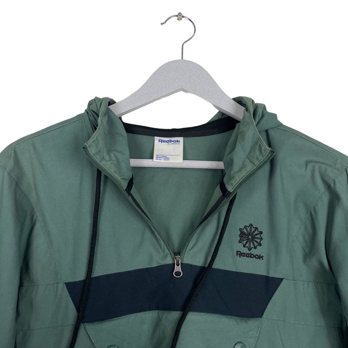 Reebok 💥REEBOK ANORAK OUTDOOR HOODIE PULLOVER Size US M / EU 48-50 / 2 - 9 Thumbnail