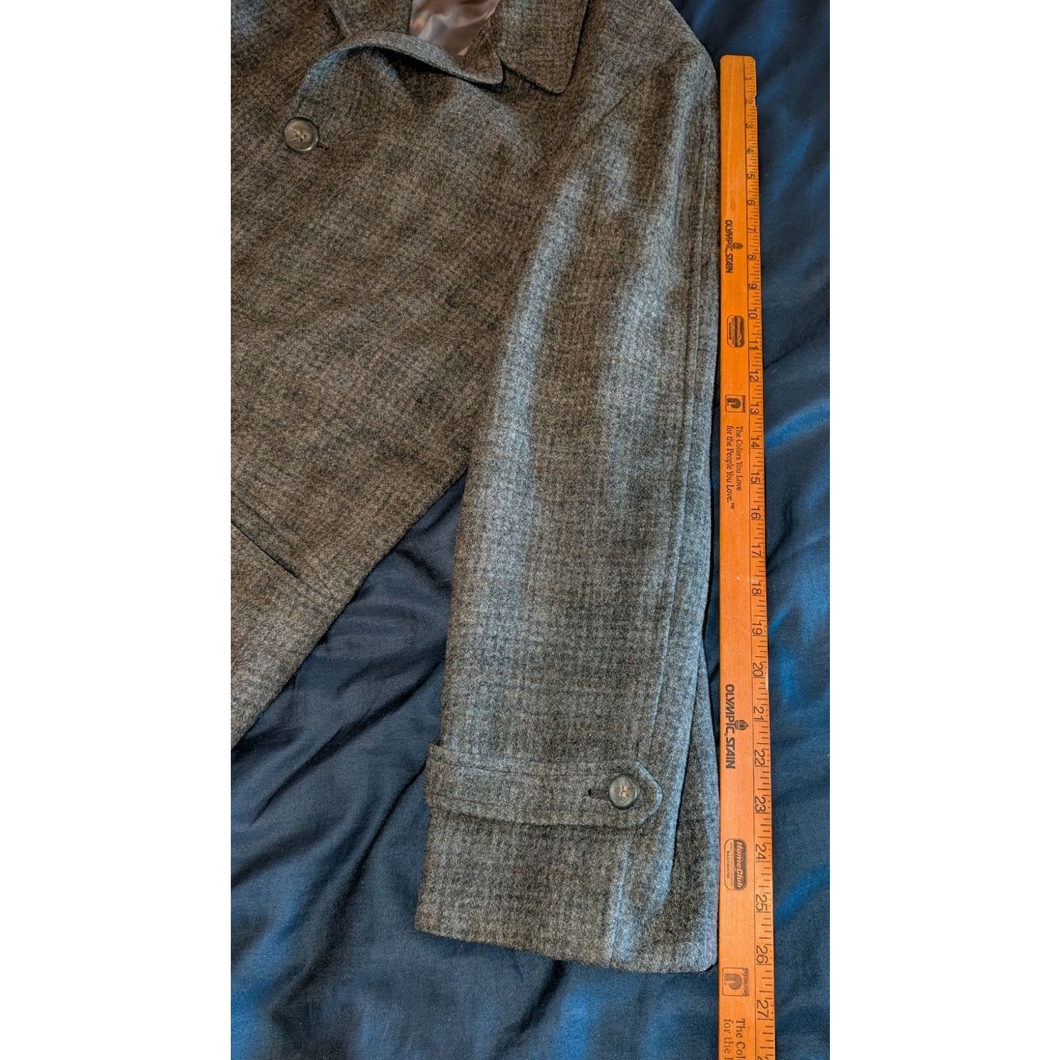 London Fog Vintage Thorobred Wool Overcoat Grodins Skinner Satin 48 Size US L / EU 52-54 / 3 - 10 Thumbnail