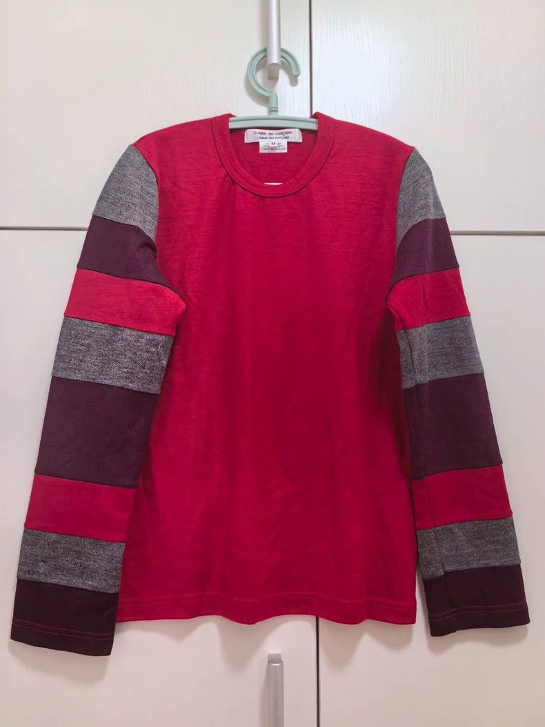Comme des Garcons Comme Des Garcons Casual contrasting long sleeved T-shirt 2 Size M / US 6-8 / IT 42-44 - 1 Thumbnail