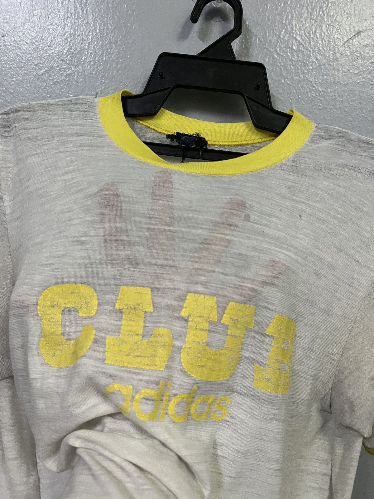 Vintage VINTAGE ADIDAS CLUB RINGER/SINGLE STITCH Size US M / EU 48-50 / 2 - 11 Thumbnail