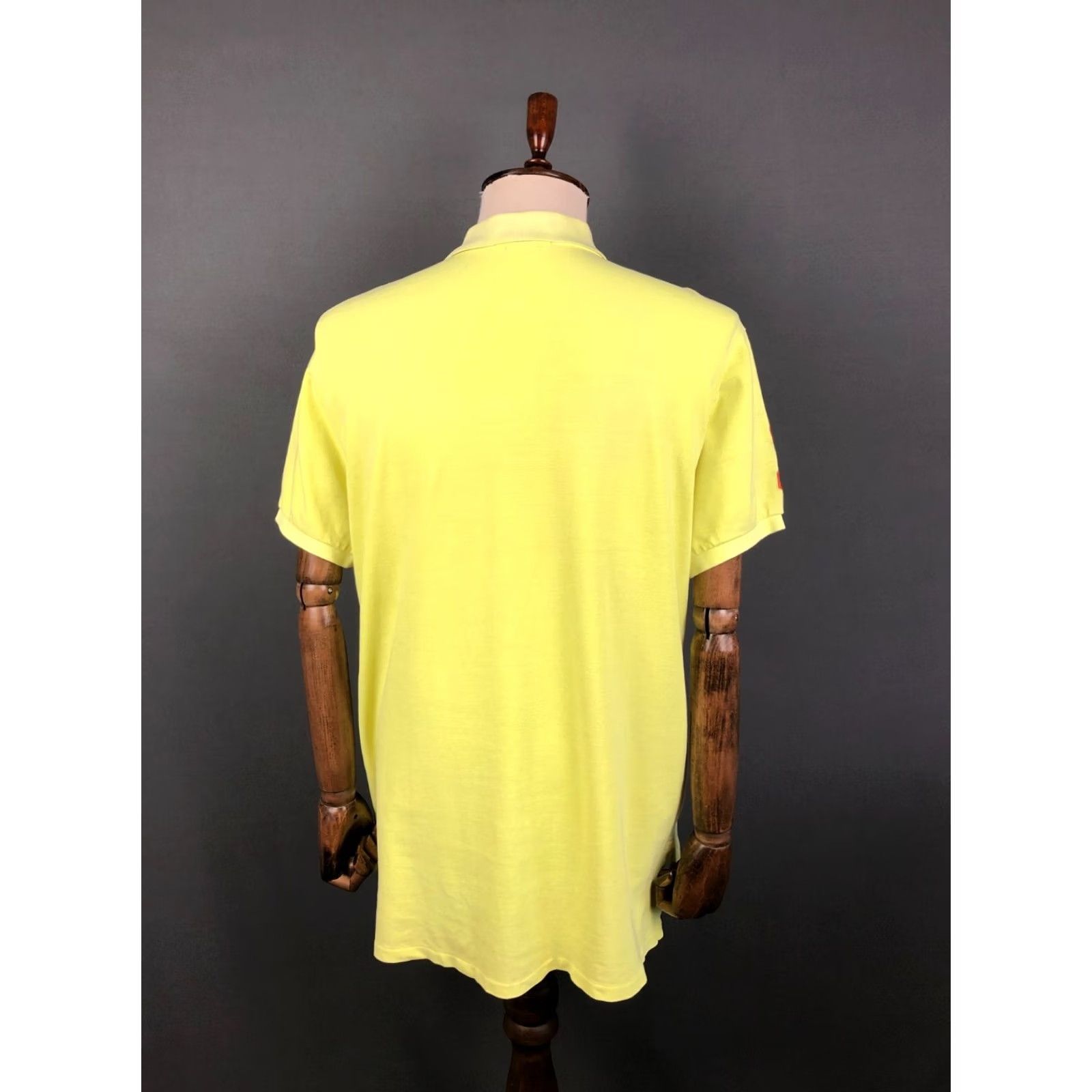 Ralph Lauren Ralph Lauren Polo Men's XL Yellow 100% Cotton Big Pony Polo Shirt Size US XL / EU 56 / 4 - 3 Thumbnail