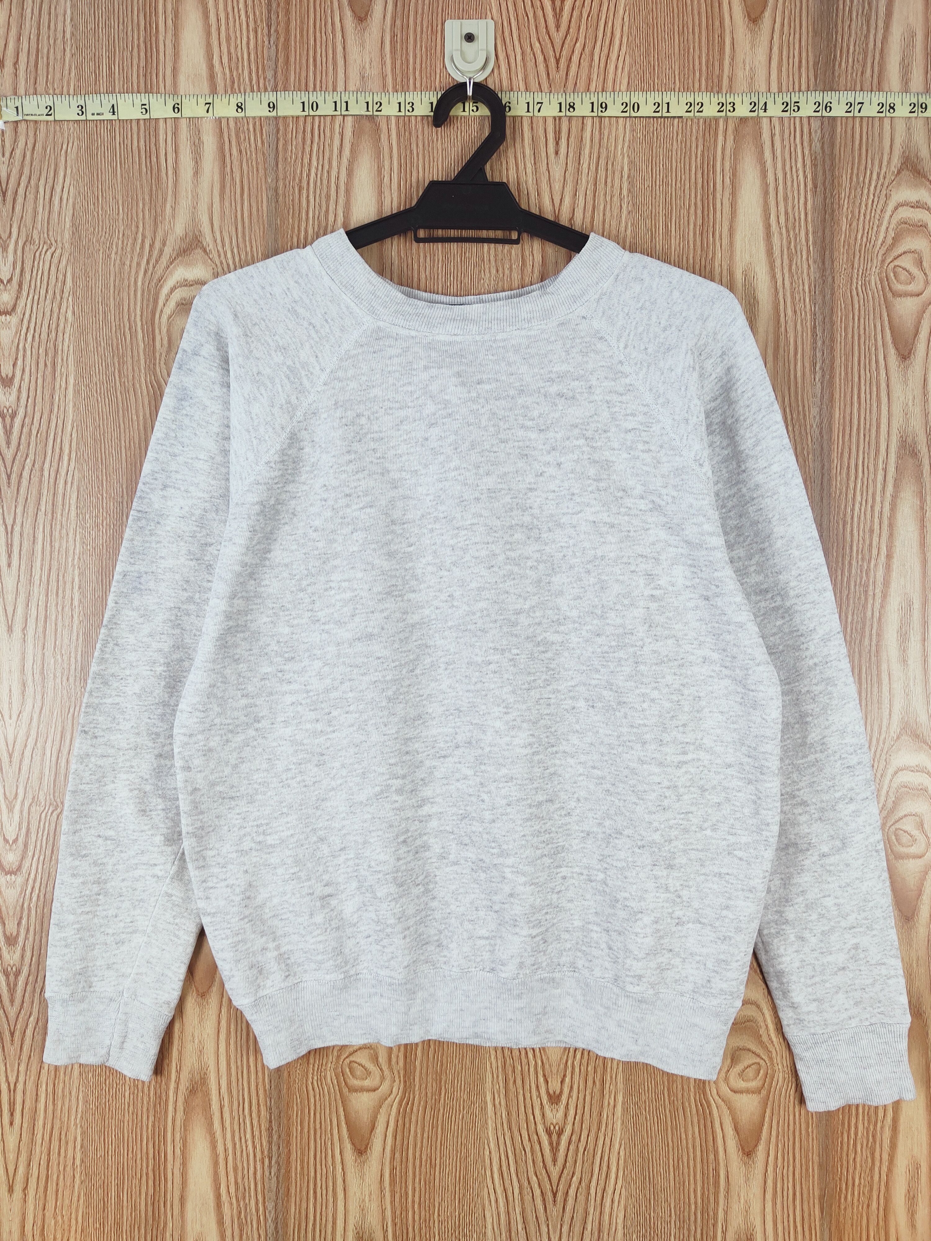 Hanes made in usa vintage plain Gray Sweatshirts #W465