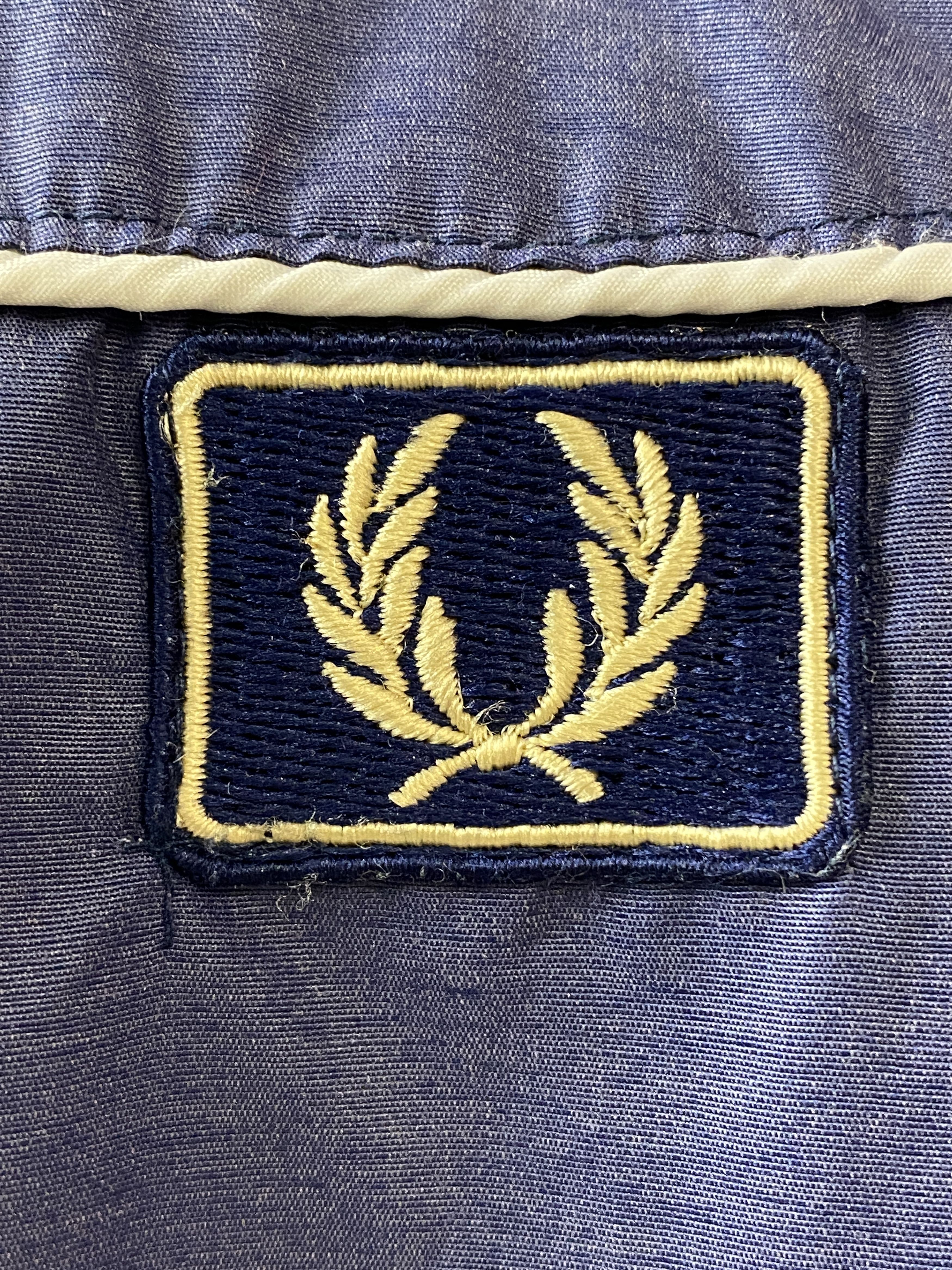 Fred Perry × Vintage 90s Fred Perry Vintage Men's Bomber Reversible Jacket Size US M / EU 48-50 / 2 - 9 Thumbnail