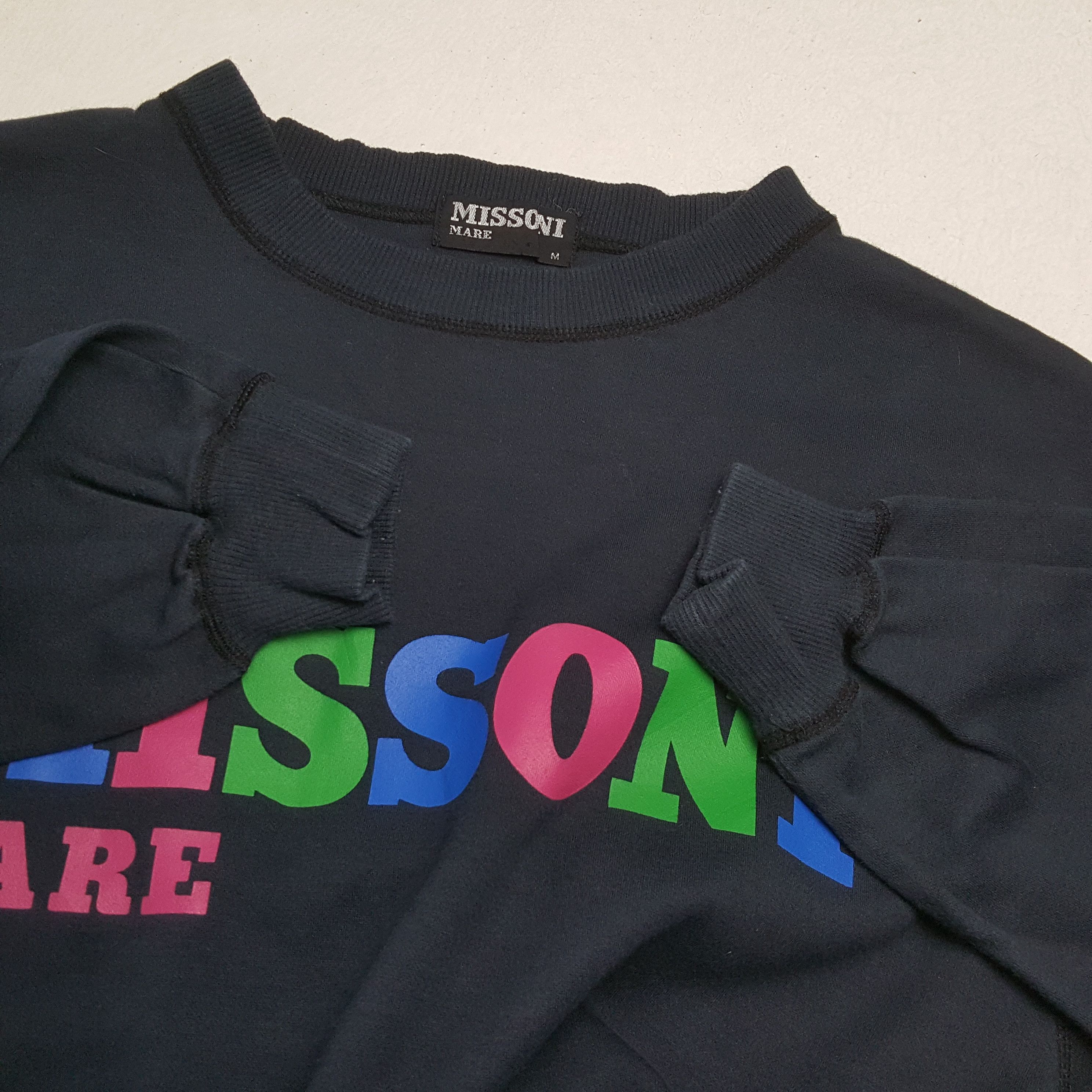 Japanese Brand × Missoni × Vintage Vintage MISSONI MARE Italian Fashion Brand Sweatshirt Size US S / EU 44-46 / 1 - 8 Thumbnail