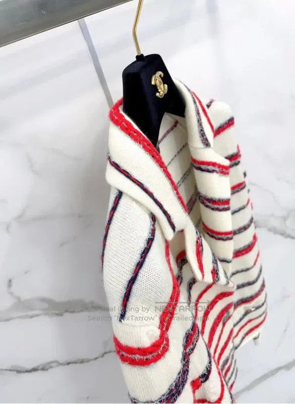 Chanel Chanel Multicolor Cotton Blend Long Sleeve Sweater . Size S / US 4 / IT 40 - 5 Thumbnail