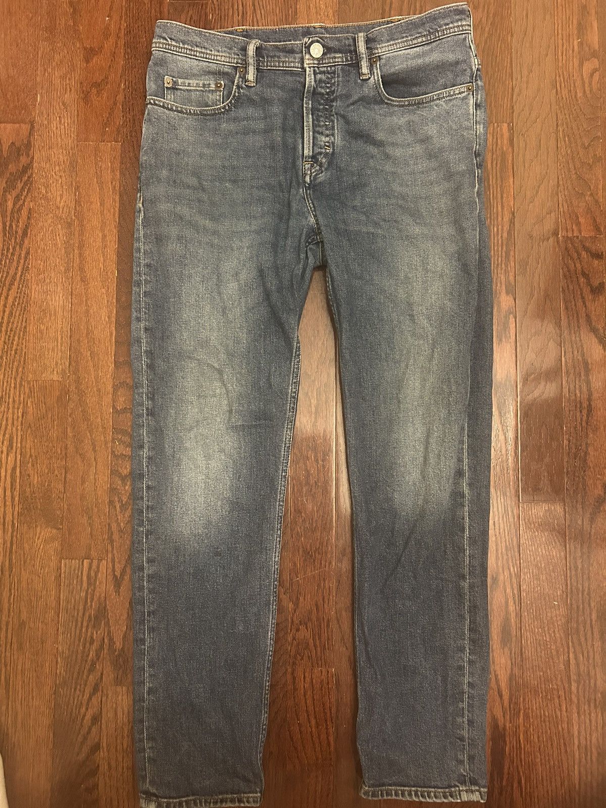 Acne Studios Bla Konst River Mid Blue Size US 29 - 2 Thumbnail