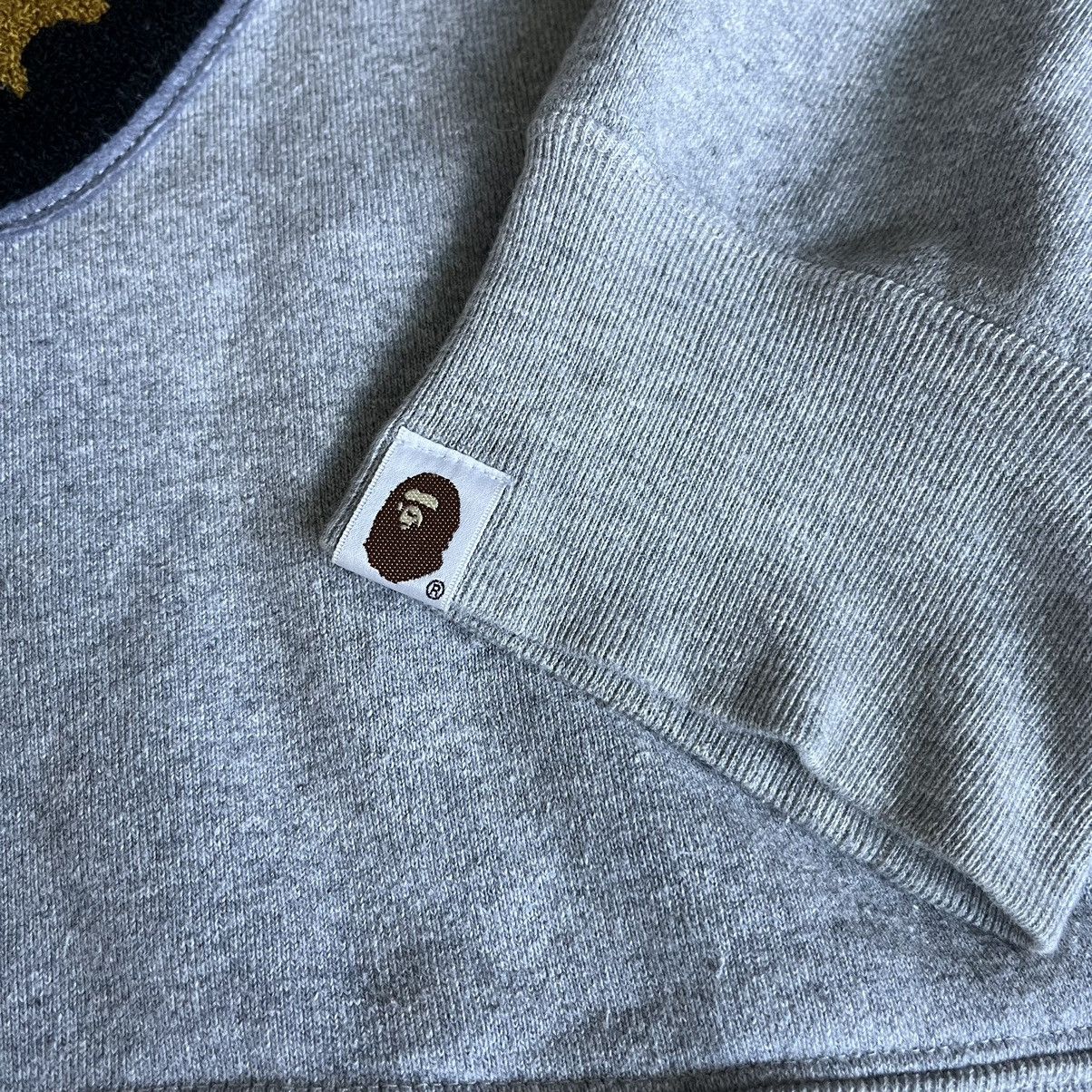 Bape × Kid Cudi A Bathing Ape Bape Kid Cudi Pullover Hoodie Grey Patch Logo Size US XL / EU 56 / 4 - 5 Thumbnail