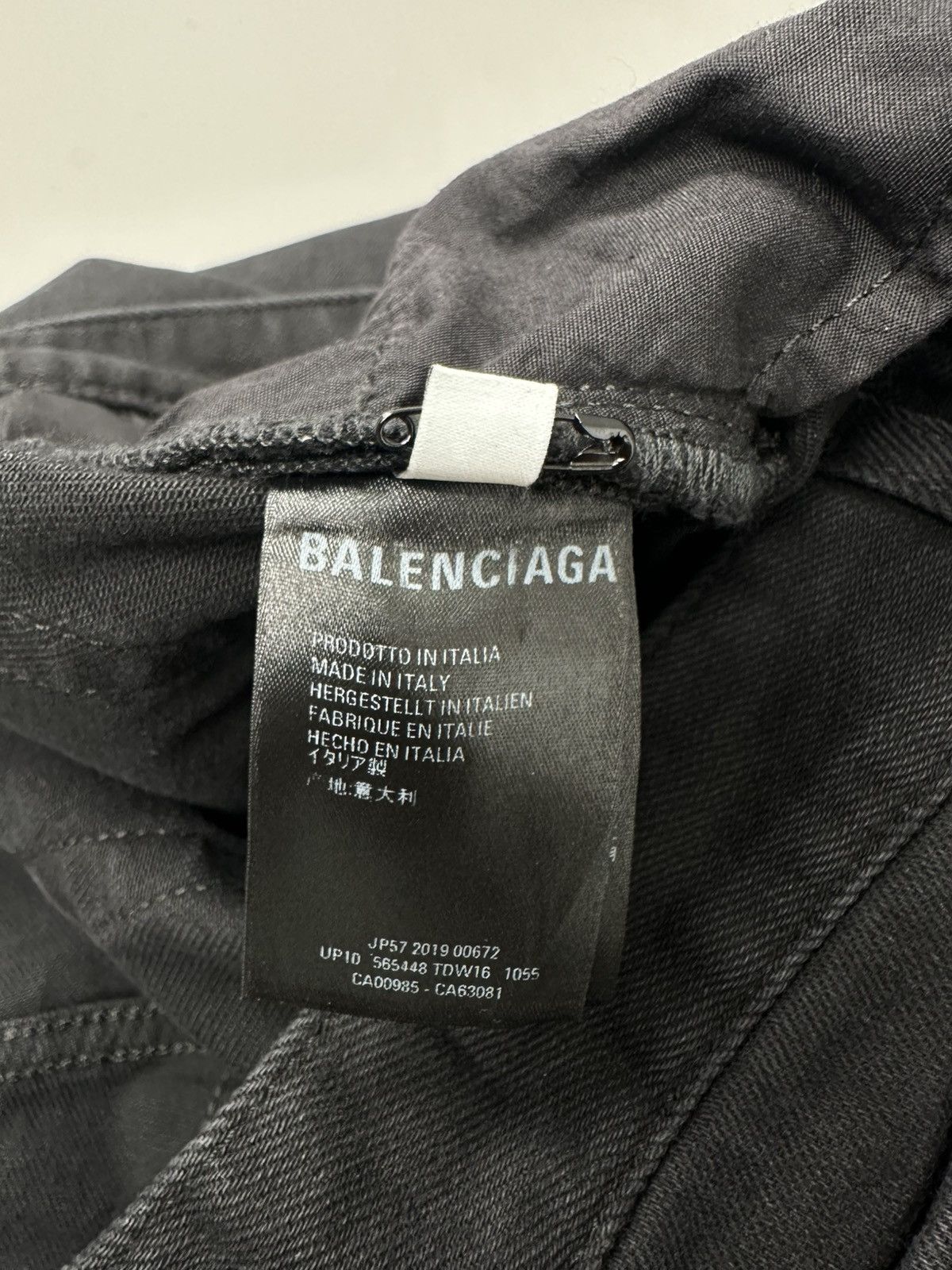 Balenciaga Balenciaga - Demna 2019 Straight Cut Jeans in Black Size US 30 / EU 46 - 14 Thumbnail