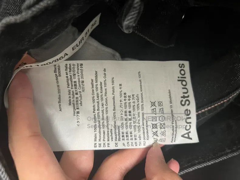 Acne Studios Acne Studios black jeans Size US 31 - 6 Thumbnail