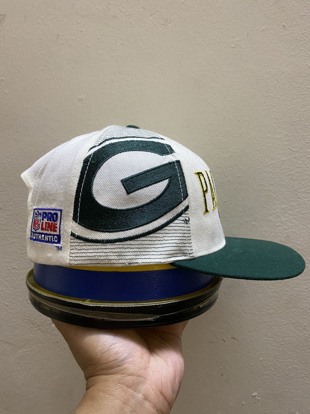 Logo Athletic × Sports Specialties × Vintage VTG Green Bay Packers Shadow Snapback Size ONE SIZE - 2 Thumbnail