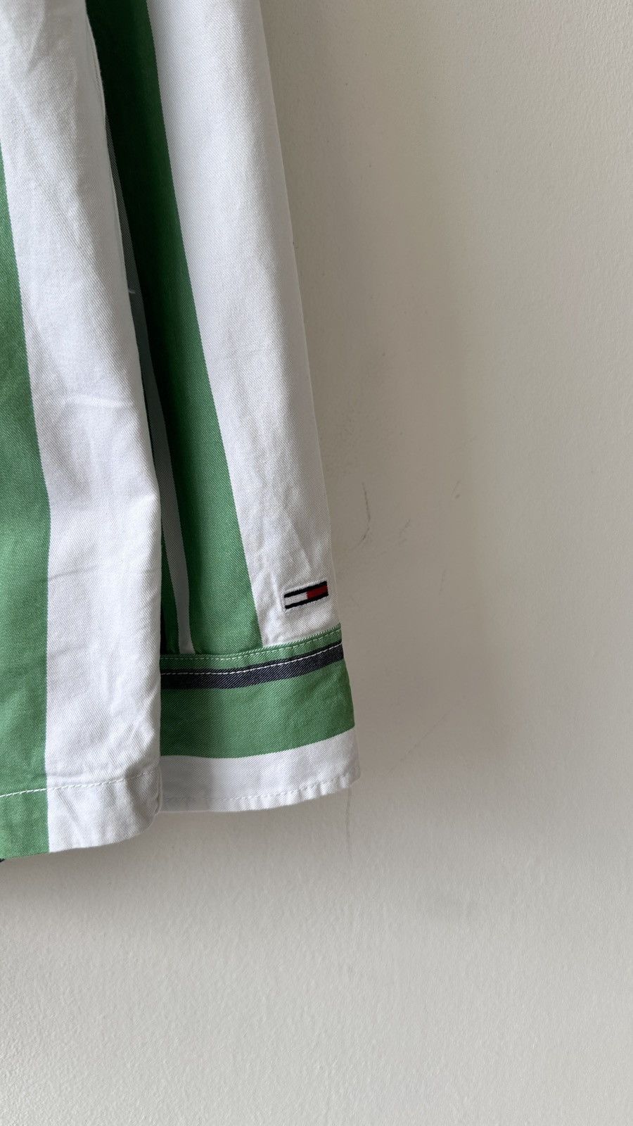 Tommy Hilfiger Tommy Jeans Striped Shirt Skate Fit Y2K Baggy Retro Big Logo Size US M / EU 48-50 / 2 - 6 Thumbnail