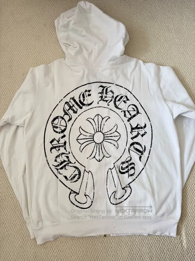 Chrome Hearts Chrome Hearts Size M Broken horseshoe scroll hooded sweater Size US M / EU 48-50 / 2 - 4 Thumbnail