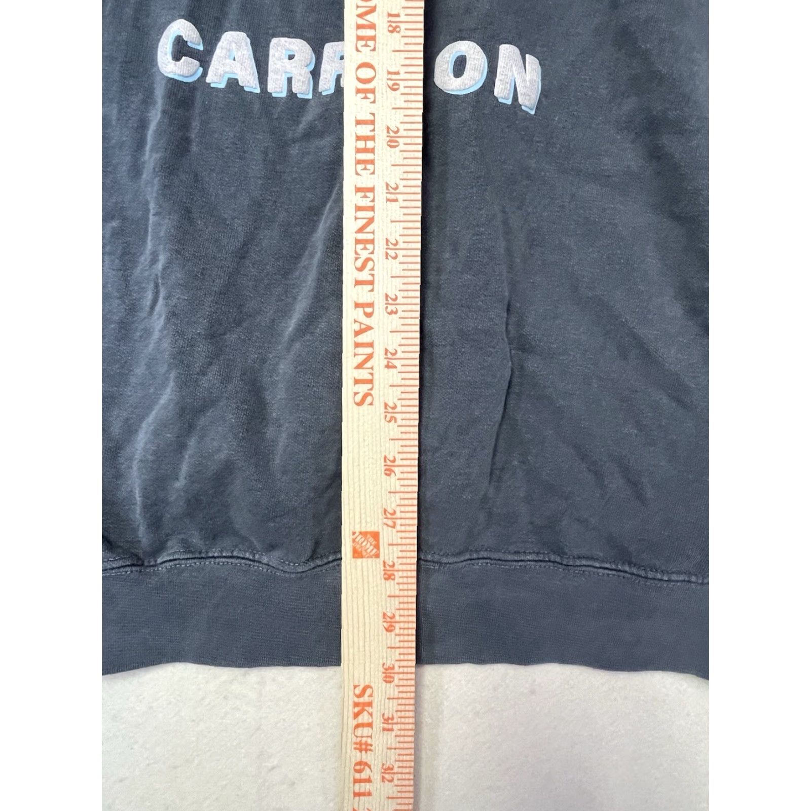 Vintage THREAD CARRY ON Sweatshirt Men XL Black Crew Neck Long Sleeve 90s Logo Pullover All Seasons Regular Size US XL / EU 56 / 4 - 4 Thumbnail