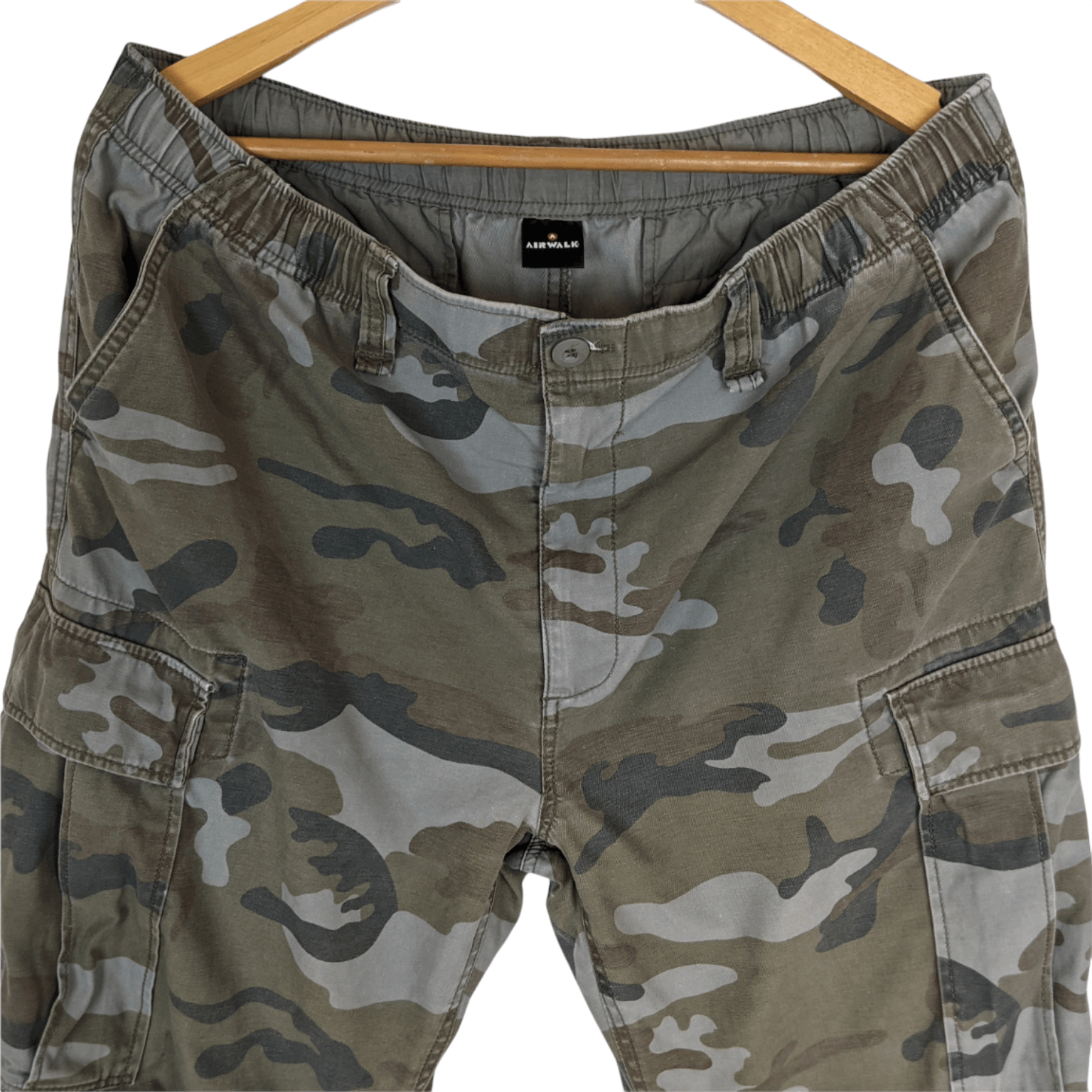 Airwalk Vintage AIRWALK Camouflage Military Cargo Pant Size US 35 - 5 Thumbnail