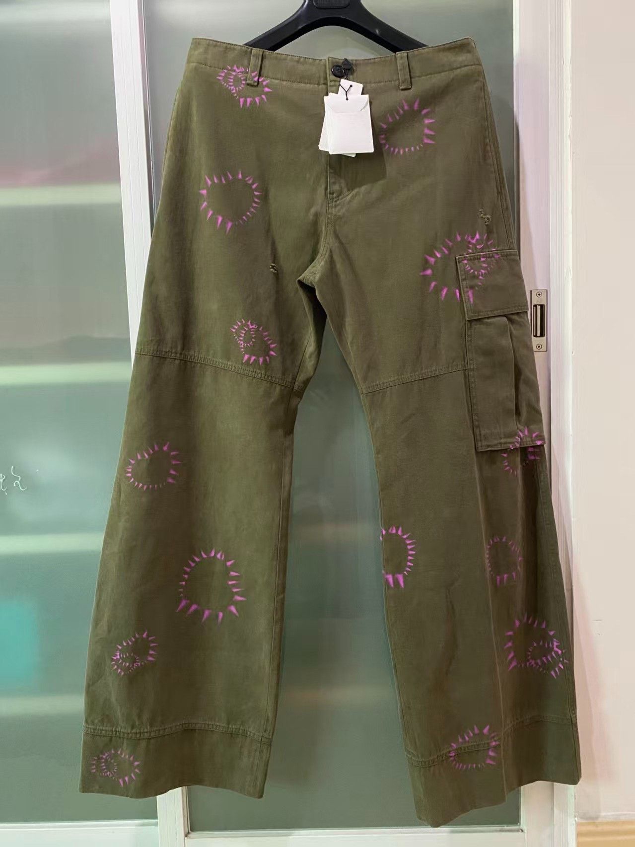 WE11DONE we11done Limited Spiked Casual Pants Size 26" / US 2 / IT 38 - 1 Thumbnail