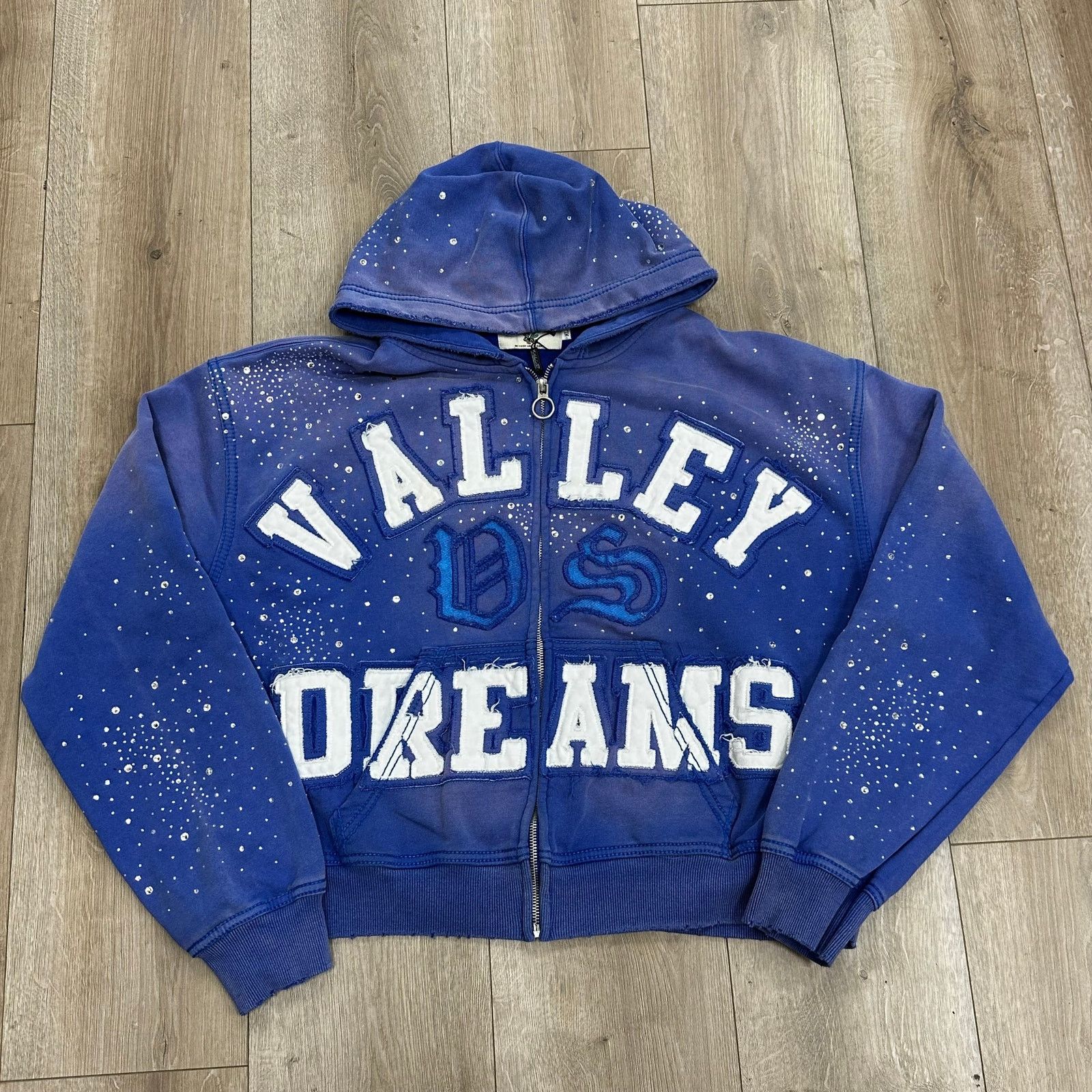 Vale Vale Forever Blue Classico Zip Up Hoodie Sapphire Dreams