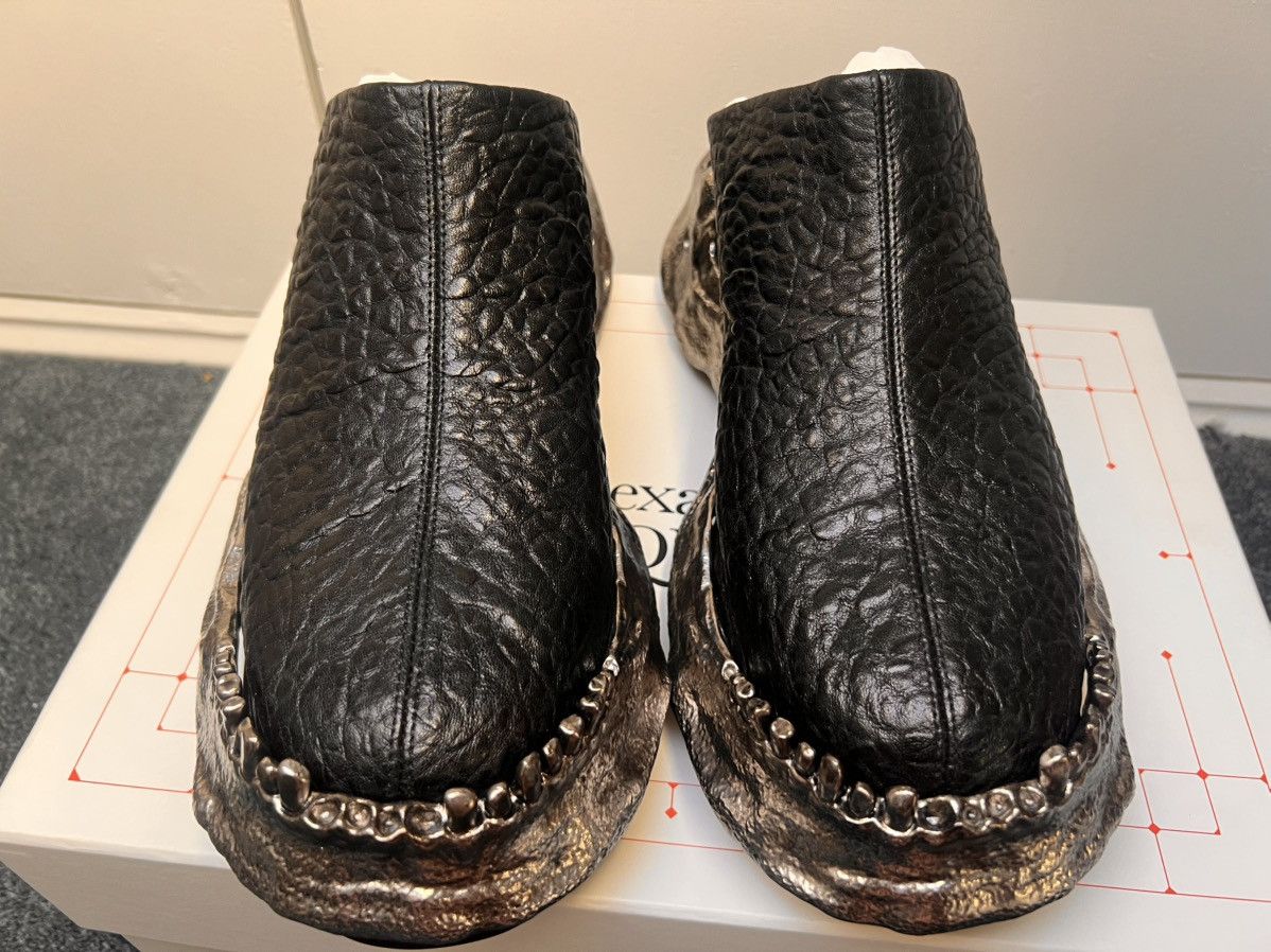 Alexander McQueen Alexander McQueen Wave metal jaw mules Size US 11.5 / EU 44-45 - 2 Thumbnail