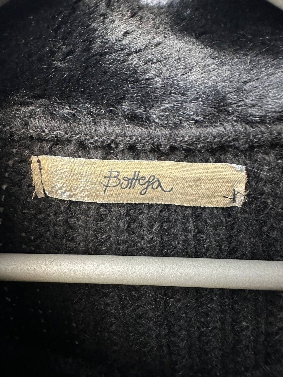 Elisa Cavaletti Bottega by Elisa Cavaletti Knitted Fur-Trim Cropped Jacket Size S / US 4 / IT 40 - 10 Thumbnail