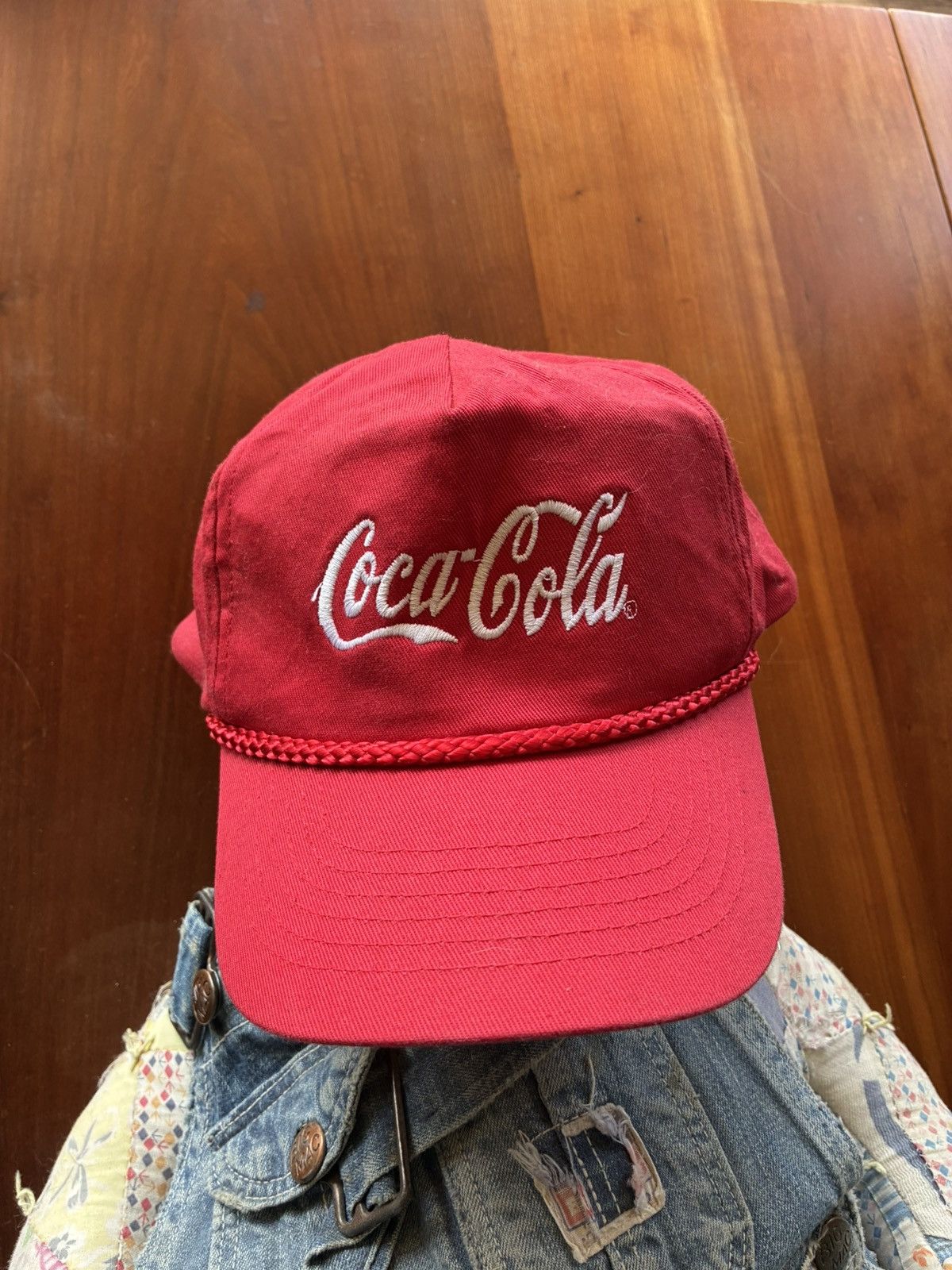 Vintage Vintage 90s Coca Cola snapback hat Size ONE SIZE - 1 Thumbnail