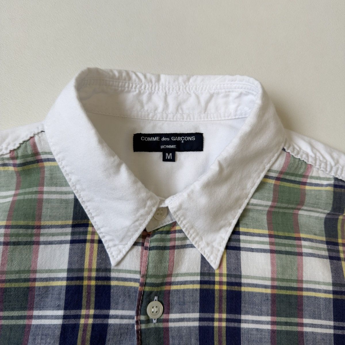Comme des Garcons S/S 05 Madras Check Front Panel Shirt Size US M / EU 48-50 / 2 - 4 Thumbnail